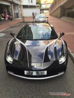 Ferrari 488 GTB Satin White Aluminum by Impressive Wrap 2016 года